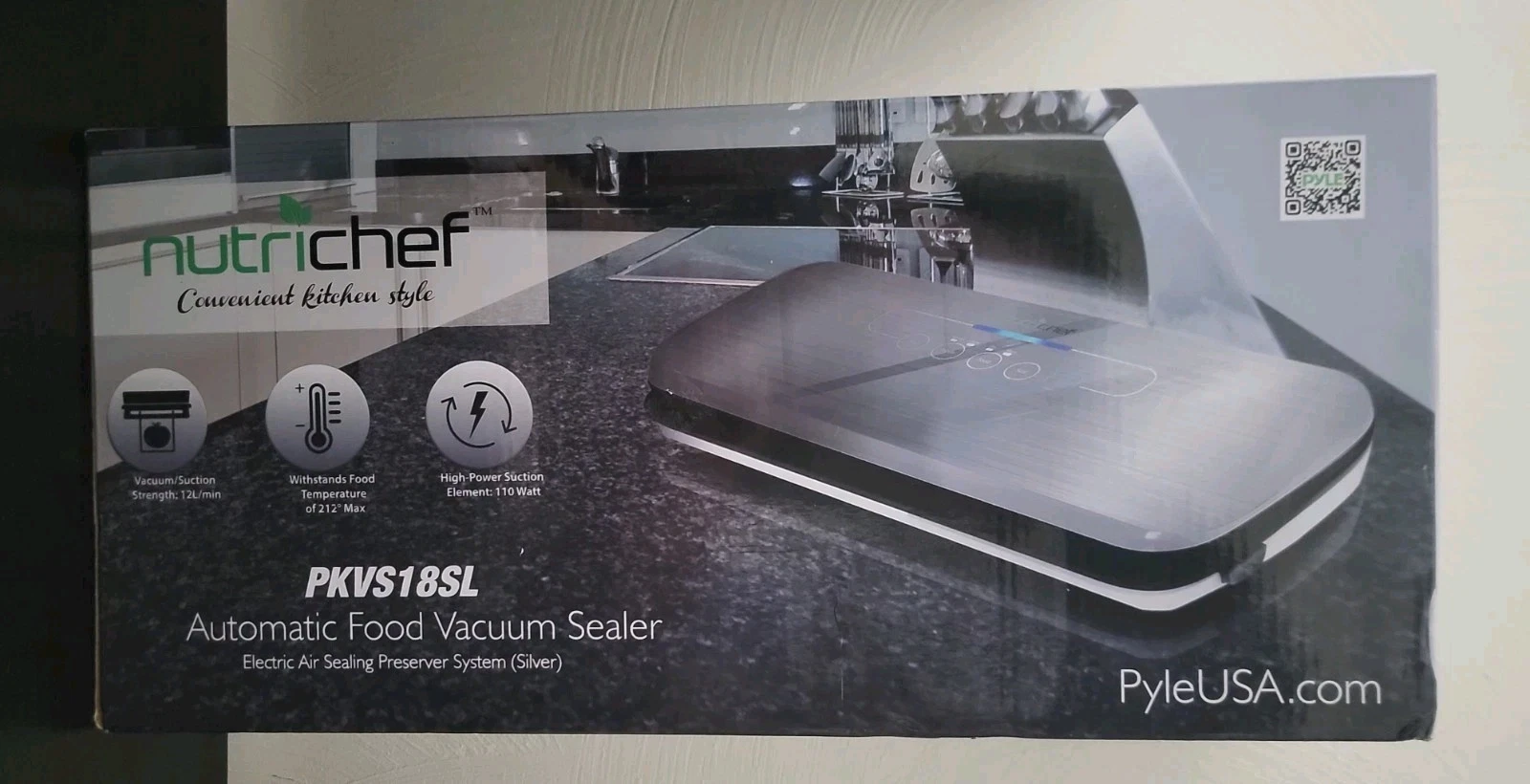 NutriChef Automatic Vacuum Air Sealing System PKVS18SL Food Saver