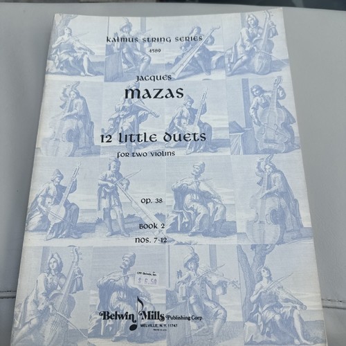 Mazas Twelve little duets for two violins. book 2 op 38 nos 7-12