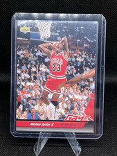 Upper Deck 1992-93 Michael Jordan Game Faces #488 Chicago Bulls NBA