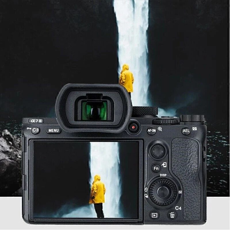 Soft Camera Eye Cup Eyepiece Viewfinder for Sony A7III A7II A7RIV A7RIII A7RII - Image 4 of 4