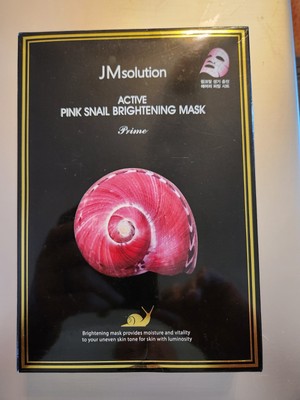 JM SOLUTION Active Pink Snail Brightening Mask Prime 1Pack 