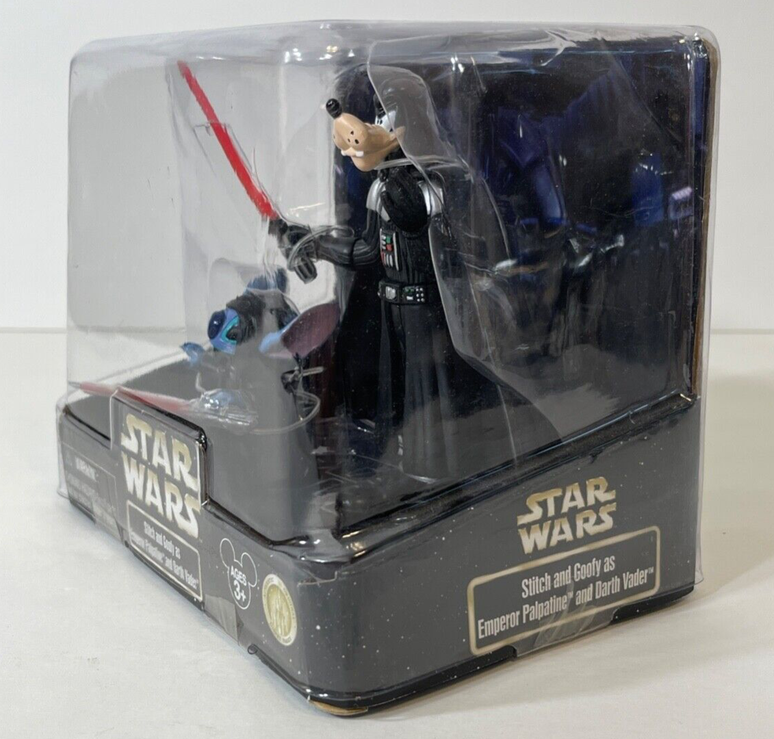 Disney Parks Star Tours Star Wars Stitch & Goofy Palpatine Darth