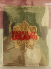 US ARMY GI MULTICAM OCP O-4 MAJ CAMOUFLAGE CAMO UNIFORM PARKA TAB RANK INSIGNIA