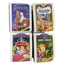 VHS Toy Figures 1995 McDonald s Walt Disney Masterpiece Collection Lot of 4 VTG