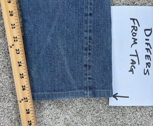 Jeans Uniqlo Linea Rossa Kaihara Selvedge Denim Uomo 34x27 Slim Dritto Vita Bassa - Foto 14 di 16