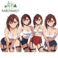 EARLFAMILY 5.1" Funny Momo Ayase Cool Anime Girl Waifu Car Stickers Vinyl Decals