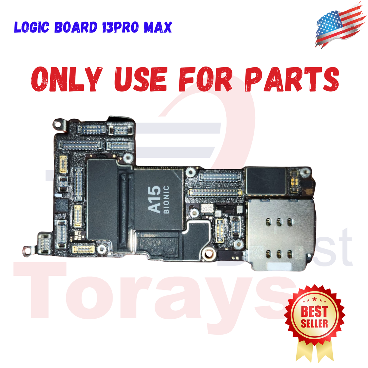 iPhone 13 Pro Max Logic Board Motherboard FOR PARTS USED ONLY READ