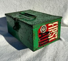 Vintage Metal St.John Ambulance First Aid Tin Box