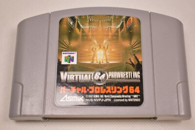 N64 Nintendo 64 Virtual Prowrestling 64 JAPANESE NTSC-J Cart only