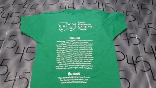 Small VNTG Youth 6/8 The Wizard Of OZ Chino Community Theatre ‘93  Shirt - Picture 5 of 7