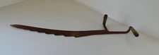 PRIMATIVE ANTIQUE HAY CUTTING SAW 36''