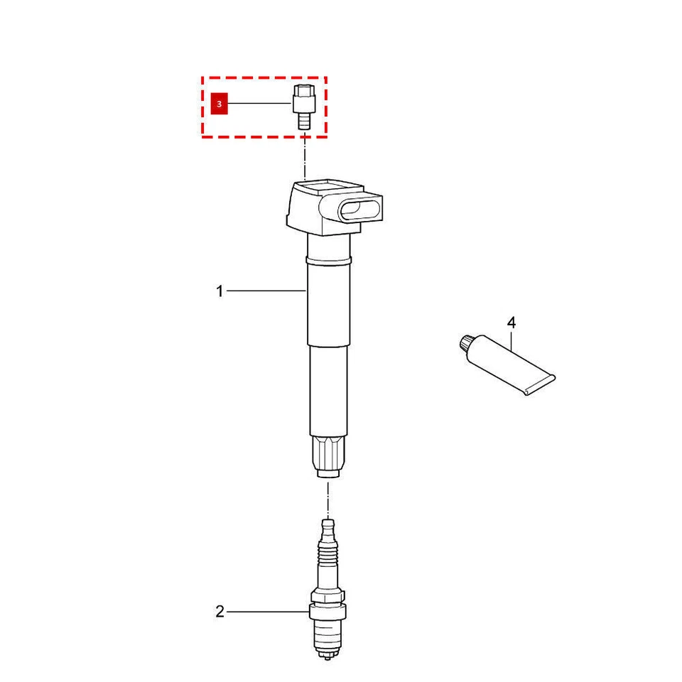 Tornillo hexabular bobina de encendido 1 pieza para Porsche Cayenne 2007-18 Panamera 10-16 Foto 2 de 2