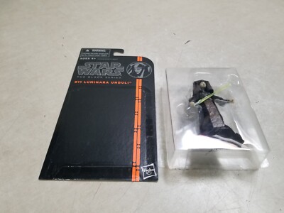 Star Wars The Black Series 3.75'' Luminara Unduli Action Figure #11 DMGED