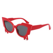 Women's Fashion Cat Eye Sunglasses - Rhinestone Drip Eyewear with UV Protection