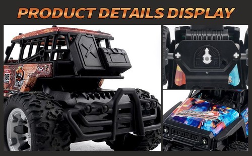 JJRC Q181 1:20 RC Monstertruck 30km/h Off Road Racer mit LED Dual Motoren - Bild 15 von 26