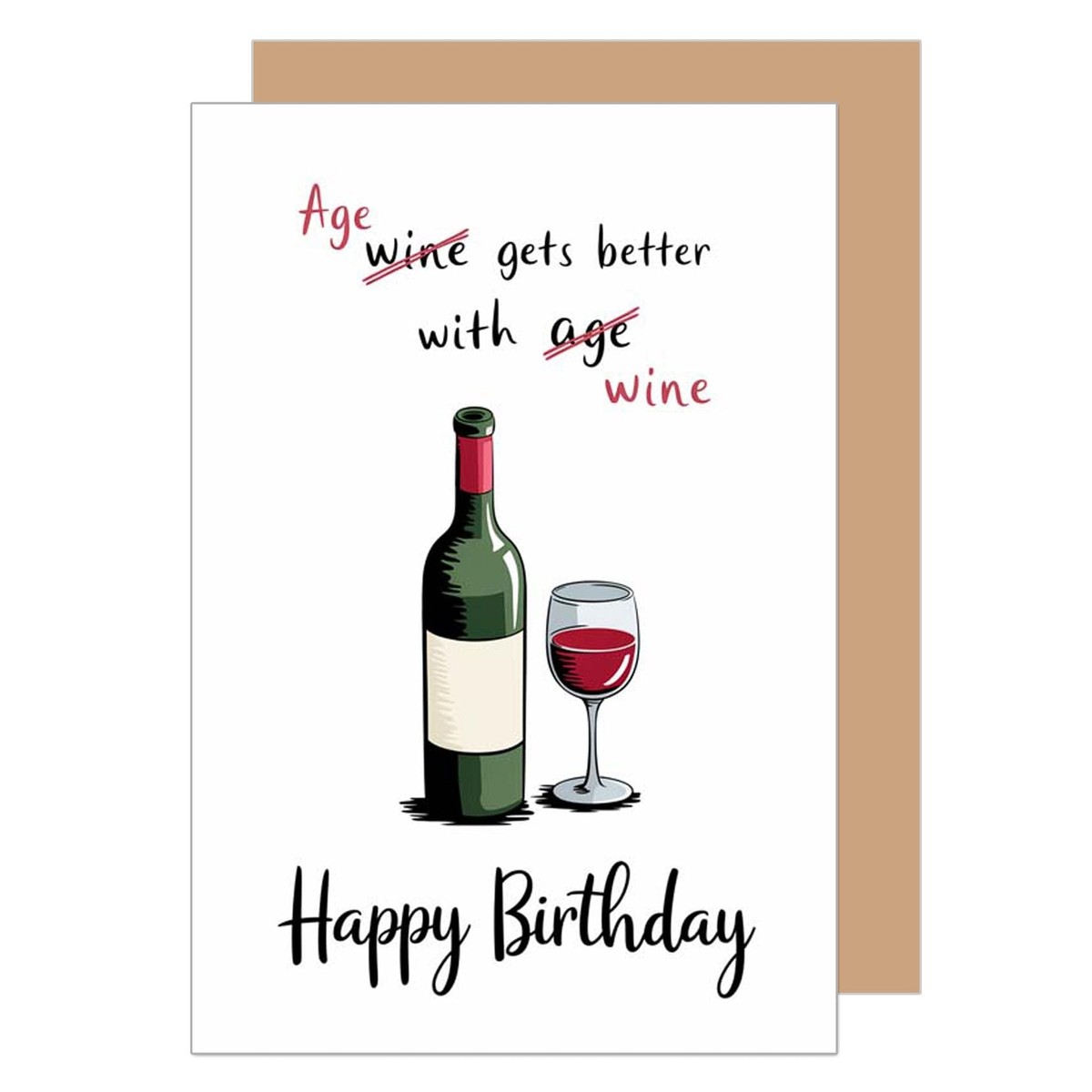 Cartes D'Anniversaire - Lot De 24 Avec Enveloppes - Design Aquarelle (Gâteau, Ballons...) - 15x10 Cm - Qualité Supérieure - 13