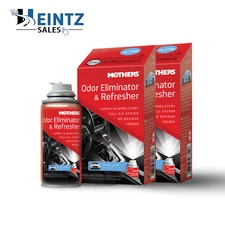 MOTHERS 06811 (2 Pack) Odor Eliminator & Refresher - New Car Scent - Fogger