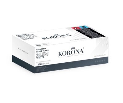 Korona SLIM White Filterhülsen Hülsen Zigarettenhülsen 250er - Packung