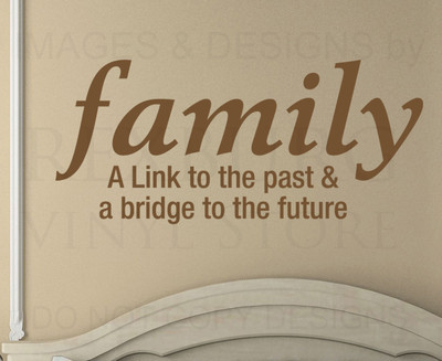 Autocollant Murail Vinyle Décoratif "In Our Home Family Love" - RexburgVinyl - Modèle F70