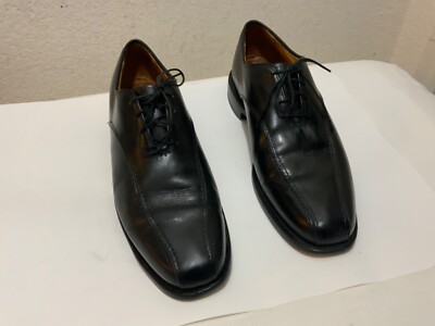Allen Edmonds 2402 SAXON Bicycle Toe Black Oxford Dress Shoes Men’s Sz 9 C USA Park Avenue Oxford Dress Shoe with Combination Tap Sole  main image 4