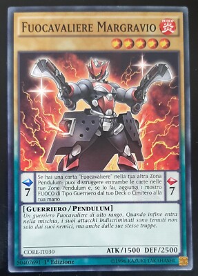 FEUERREITER MARKGRAFIUM auf Italienisch CORE-IT030 Gemeinde YUGIOH
