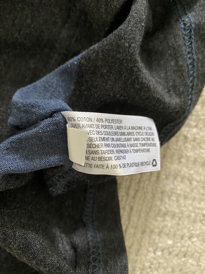 Shaun Blanco S/P 6- Juvenil Manga Larga Rayas Gris y Azul Foto 3 de 3