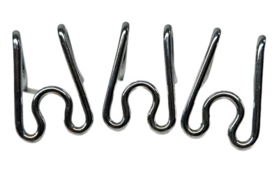 Lot Of 3 Herm Sprenger OEM Chrome Plated Steel Extra Links Prong Collar 3.0mm