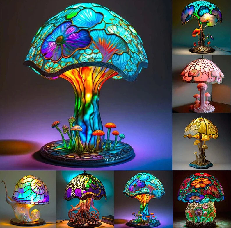 Large 2024 mushroom lamp