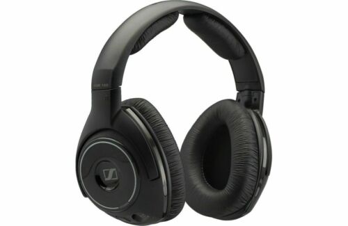 Sennheiser HDR 160 Headband Wireless Headphones Black W/2 Rechargeable Batteries - Picture 1 of 2