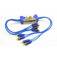 4-Channel RCA Audio Noise Filter Suppressor Ground Loop Isolator Car Stereo 50W