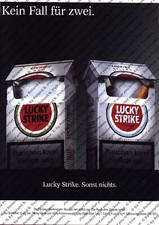 Lucky Strike Werbung Anzeige Reklame