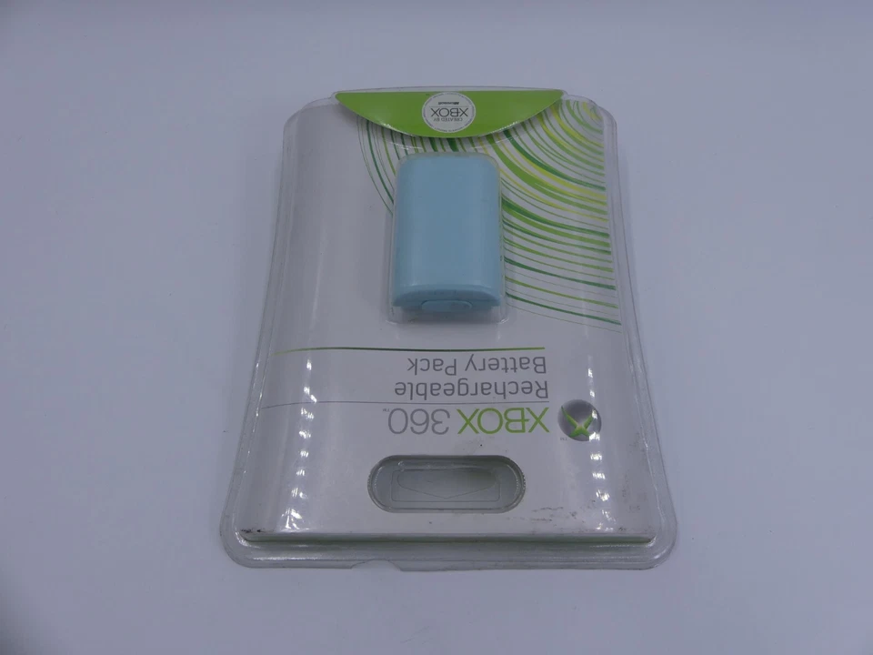 Xbox 360 Rechargeable Battery Pack BLUE TEAL OEM Genuine Microsoft Sealed - Image 2 of 3
