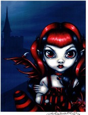 JASMINE BECKETT GRIFFITH SIGNED "GOTHLING #2" GLOSSY FAIRY PRINT