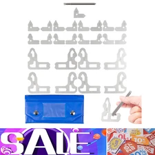 25 PC Fraction Radius Gage Set 1/64 - 1/2" Machinist Tool Inspection Gauge