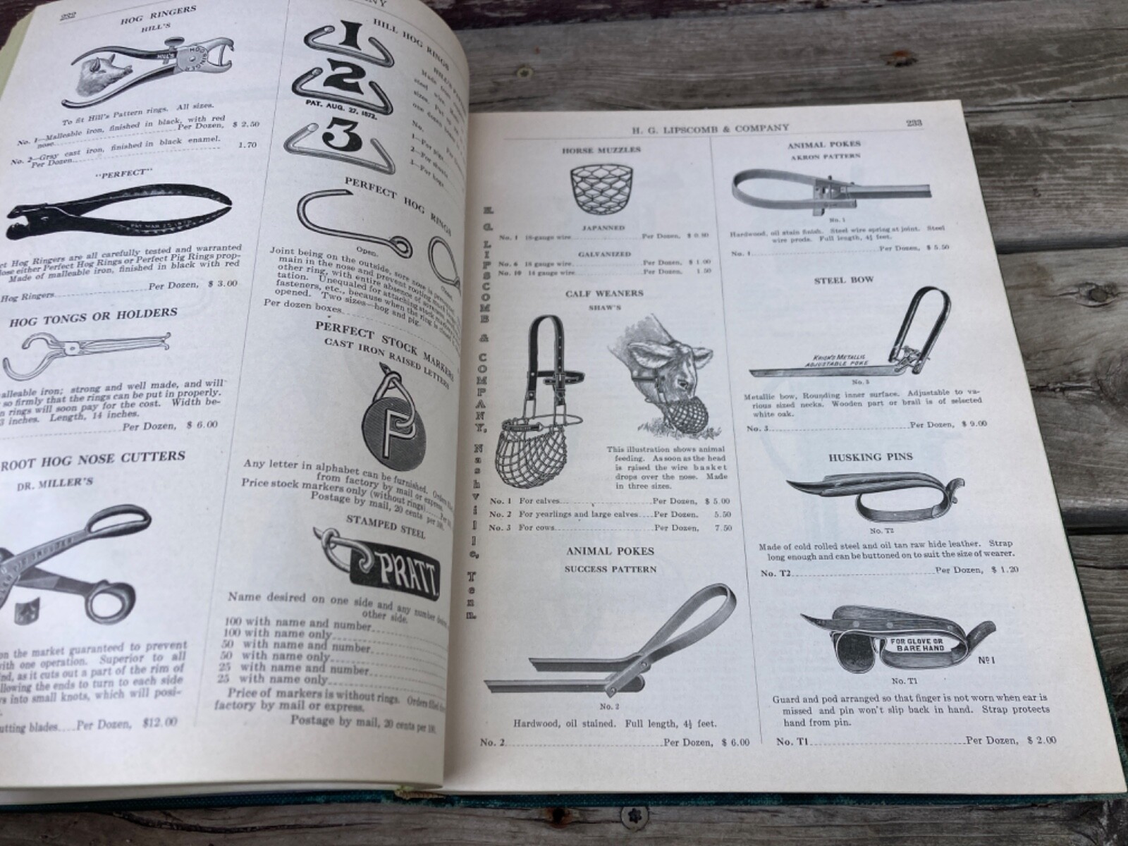 1913 H.G. COMPANY NASHVILLE TENNESSEE TN HARDWARE CATALOG BOOK