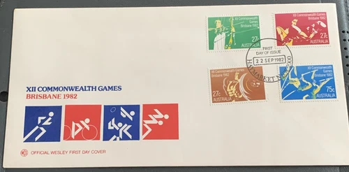 Australian FDC WCS 1982 XII Commonwealth Games Brisbane