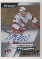 2020 Upper Deck Parkhurst Prominent Prospects Gold Morgan Geekie #PP8 Auto 16dg