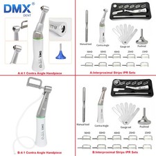 Dental 4:1 Reduction Contra Angle Handpiece / 4:1 Interproximal Strips IPR Sets