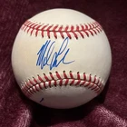 Mark Lemke Signed Official National League Baseball