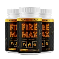 (3 Pack) Fire Max Capsules - FireMax Natural Enhancement Performance Men 60ct