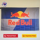 RED BULL FLAG BANNER 150X90CM F1 RACING MAX VERSTAPPEN GARAGE POSTER WALL DECOR
