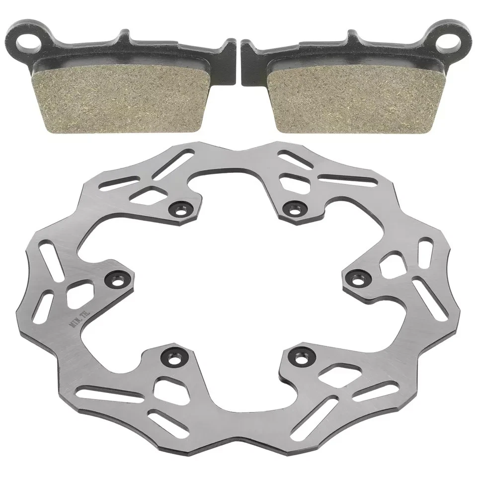 Rotor de disco de freno trasero con pastilla de freno para Yamaha YZ125 YZ250 YZ450F 2003-2025 Foto 4 de 4