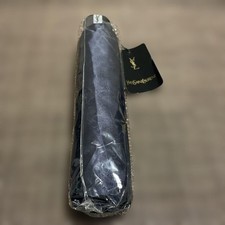 Yves Saint Laurent Navy Folding Umbrella