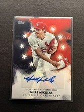 2024 Topps Miles Mikolas Baseball Stars Auto #BSA-MMI Cardinals