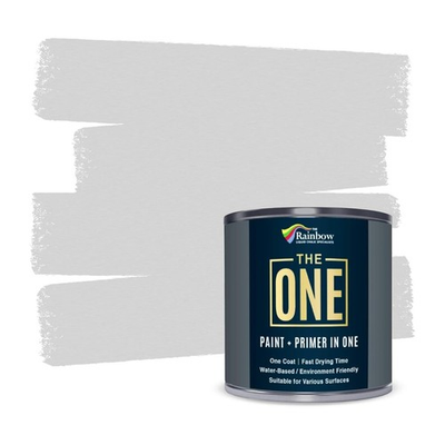 #ad All In One Paint amp; Primer Light Grey Gloss 33.8 Fl Oz 1 Liter 1 Coat For... $58.61