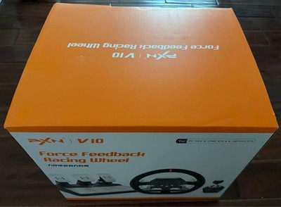 PXN V10 Force Feedback Racing Wheel, Pedals & Shifter PS5, PS 4, PC XBOX X/S NEW