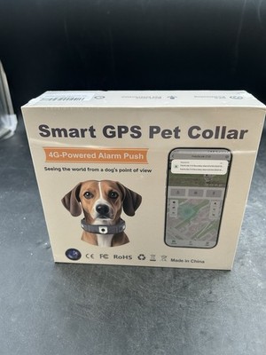 Smart Pet Collar FetchLink C10  4G   powered alarm push - BRAND NEW