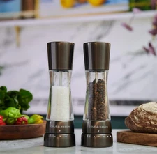 Cole & Mason Derwent GunMetal Salt & Pepper Mill Gourmet Precision Shaker Set