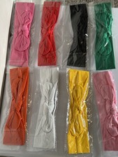 Women Headbands Bow 8 Pack Soft Stretch Elastic Boho Hair Bands