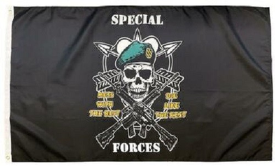 #ad Army Special Forces 3x5 Flag 100D SPUN POLYESTER W GROMMETS $13.88